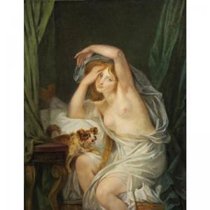 GREUZE Jean Baptiste 1725-1805,LE RÉVEIL [ ; THE AWAKENING ; OIL ON CANVAS],Sotheby's GB 2007-06-19