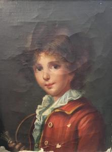 GREUZE Jean Baptiste 1725-1805,Portrait d\’enfant au volant,Daguerre FR 2017-10-29