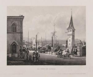 GREVE LINDAU Georg 1876-1963,Le Port de Lindau,1850,Zeller DE 2017-04-20