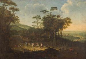 GREVENBROECK Charles Leopold 1730-1759,Scène de chasse à courre,Marambat-Camper FR 2020-12-03