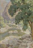 GREY Elmer 1872-1963,Summer Mountain River,Clars Auction Gallery US 2015-10-18