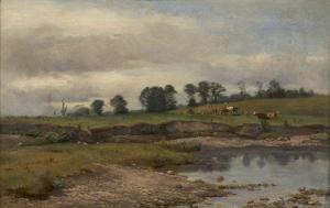 GREY James,Paysage aux vaches,1883,Mercier & Cie FR 2013-05-26