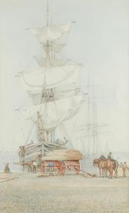 GRIBBLE Bernard Finegan,A ship in for repairs,1891,Bellmans Fine Art Auctioneers 2024-03-28