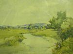 GRIBBLE Bernard Finegan 1873-1962,Landscape with meandering river,Dreweatt-Neate GB 2004-09-30