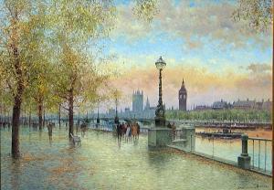 GRIBENKOV Vassily,The Thames with Big Ben and the Houses of Parliame,Bonhams GB 2005-11-20