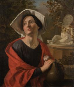 GRIBKOV Sergei Ivanovich 1820-1893,ITALIAN WOMAN BY THE WELL,Sotheby's GB 2019-11-26