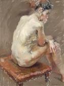 GRIDNEV Valery 1956,Seated Nude,Cheffins GB 2012-10-25