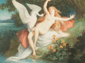 GRIEPENKERL Christian 1839-1916,Leda with the Swan,1908,Palais Dorotheum AT 2021-05-06