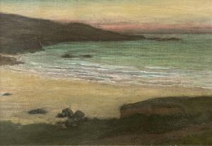 GRIER Louis Monro 1864-1920,Beach Scene, Possibly Porthgwidden, St Ives,David Lay GB 2023-07-30