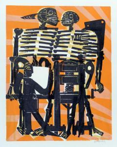 GRIESHABER Helmut Andreas Paul,Der Totentanz von Basel: der Drucker,1966,Rusterholtz 2024-03-09