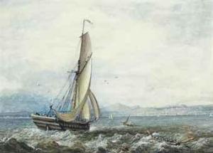 GRIEVE Thomas 1799-1882,A large armed cutter on the Clyde as she heads int,Christie's GB 2011-03-01