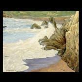 GRIFFEN DAVENPORT William 1894-1986,Crashing waves on the shore,Auctions by the Bay US 2008-01-06