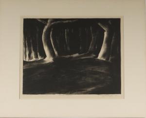 GRIFFEN DAVENPORT William 1894-1986,Forest Interior,1939,Ripley Auctions US 2023-10-07