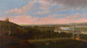 GRIFFIER John, Jan II,London, a view of Greenwich with the Royal Observa,Sotheby's 2023-04-05