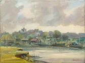 GRIFFIN David R. 1952-2002,Rye Town,1992,Rowley Fine Art Auctioneers GB 2019-09-07