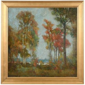 GRIFFIN James Martin 1850-1931,Fall Color,Brunk Auctions US 2023-07-15