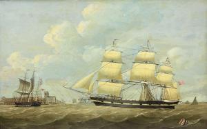 GRIFFIN OF HULL William 1700-1800,Whaling Ships Jane and Harmony off th,1837,David Duggleby Limited 2022-06-17