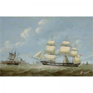 GRIFFIN William Davenport,THE WHALING SHIPS JANE AND HARMONY OFF HULL WITH T,Sotheby's 2007-11-06