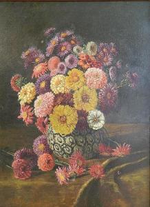 GRIFFITH Marie Osthaus 1855-1927,Floral Still-Life,Rachel Davis US 2015-09-12