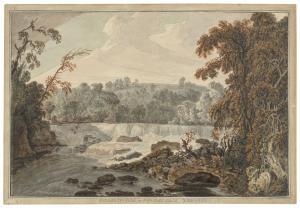 GRIFFITH Moses 1749-1819,View of the Aysgarth Falls, Yorkshire,Christie's GB 2022-03-24