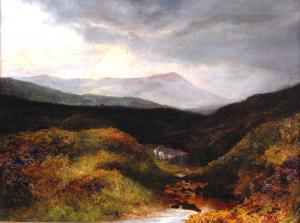 GRIFFITHS C. J,On the moors near Bolton Abbey, North Yorkshire,1871,Lacy Scott & Knight 2013-06-15
