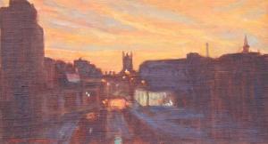 GRIFFITHS Gordon,Chester sunset - view from the Newgate,1985,Golding Young & Mawer GB 2016-02-17