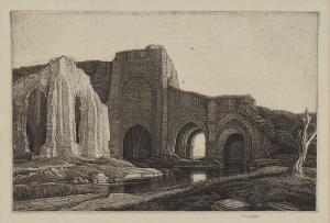 GRIGGS Frederick Landseer 1876-1938,Fen Monastery,1926,Sworders GB 2021-10-05