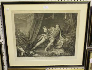 GRIGNION Charles I 1717-1810,Mr. Garrick in the Character of Richard t,19th century,Tooveys Auction 2018-10-03