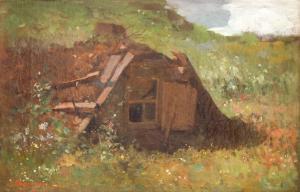 GRIGORESCU Nicolae 1838-1907,Hut (In the Forest on the Plateau),Artmark RO 2024-03-20