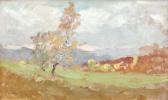 GRIGORESCU Nicolae 1838-1907,Landscape in Doftana Valley,Artmark RO 2018-06-19