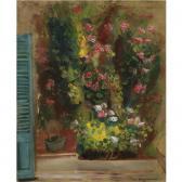 GRIGORIEV Boris Dimitrevich 1886-1939,FLOWERS ON THE WINDOW LEDGE,Sotheby's GB 2006-11-28