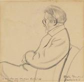 GRIGORIEV Boris Dimitrevich 1886-1939,The artist Ilya Repin (1844-1930) listening t,1915,Christie's 2015-11-30