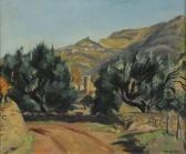 GRILLON Roger 1881-1938,Paysage de La Grace,Chevau-Legers Encheres Martin-Chausselat FR 2012-02-12