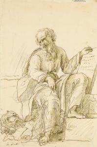 GRIMALDI Giovan Francesco 1606-1680,Saint John the Evangelist,Rosebery's GB 2025-07-09