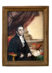 GRIMALDI William 1751-1830,Portrait eines Gentleman,1809,Nagel DE 2018-07-04