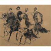 GRIMAUD J,ABD EL-KADER ET SES CAVALIERS ABD EL-KADER AND HIS HORSEMEN,1896,Tajan FR 2020-09-24