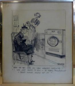 GRIMES Leslie 1898-1983,"How do you like my new washing machine?", "I was ,Criterion GB 2019-06-03