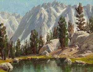 GRIMM Paul 1892-1974,''Big Pine Palisades'',John Moran Auctioneers US 2015-03-24