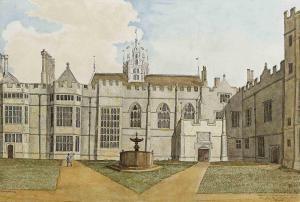 GRIMM Samuel Hieronymus,Inside of the Great Court at Cowdray taken from th,Christie's 2011-09-13