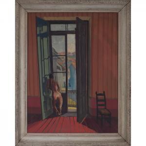 GRIMMER V 1900-1900,Nude at Window,1940,Treadway US 2012-09-15