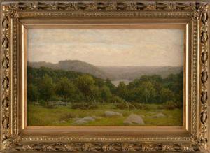 GRISWOLD Casimir Clayton 1834-1918,Looking down on a mountain river,Eldred's US 2024-04-05