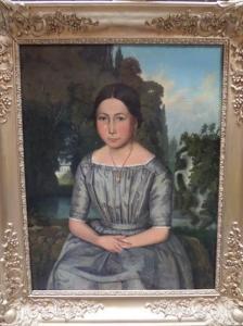 GROB Eric,Portrait de jeune femme,1850,Millon & Associés FR 2016-05-18