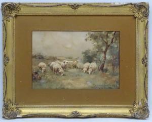 GROENEWEGEN Adrianus Johannes 1874-1963,Sheep grazing,Dickins GB 2017-11-10