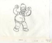 GROENING Matt 1954,Les Simpsons Hommer Simpson,Cornette de Saint Cyr FR 2021-04-25