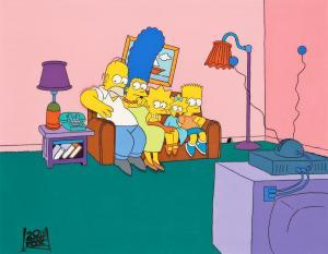 GROENING Matt 1954,The Simpsons,1991,Swann Galleries US 2022-06-09