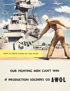 GROHE GLEN,OUR FIGHTING MEN CAN'T WIN / IF PRODUCTION SOLDIER,1942,Swann Galleries 2022-08-04