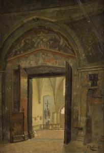 GROLL Theodor 1857-1913,Church interior,Hargesheimer Kunstauktionen DE 2019-03-16