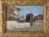 GROLLA Ottavio 1888-1923,Piazza Amedeo IX,Meeting Art IT 2017-01-29