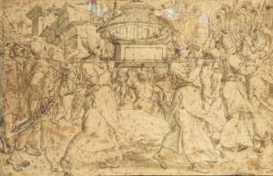 GRONINGEN van Gerard P 1500-1500,The Fall of Jericho (Joshua 6:15-20),Christie's GB 2004-07-06