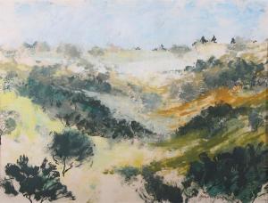 gronow davis 1900-1900,Heathland landscape,1972,Woolley & Wallis GB 2009-03-25